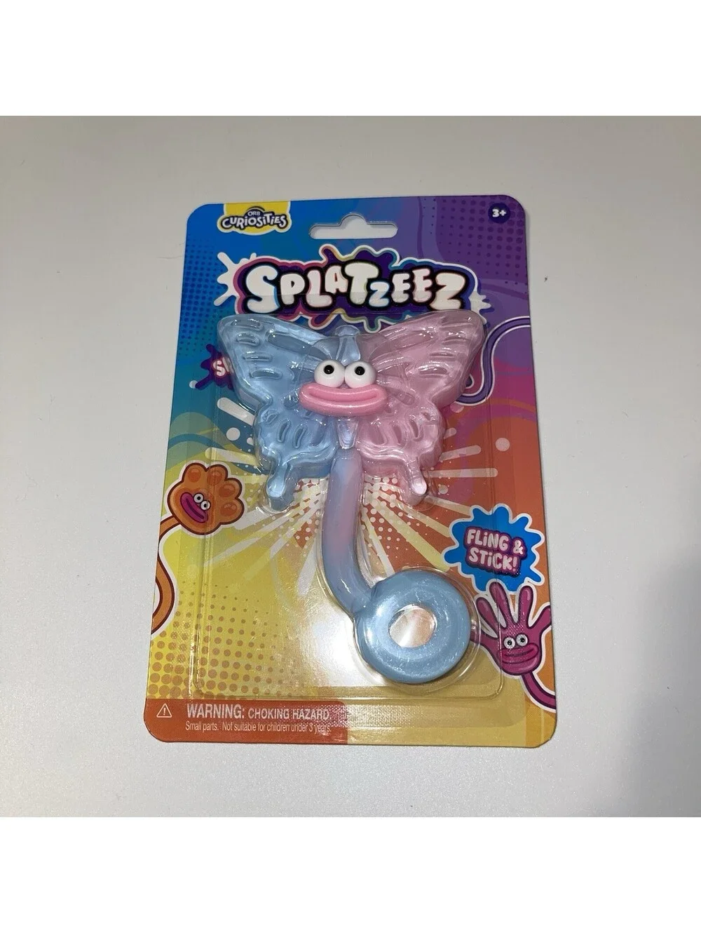 Orb Curiosities Splatzeez Butterfly Smusher Sticky Squeeze Toy NEW NOT IN STORES
